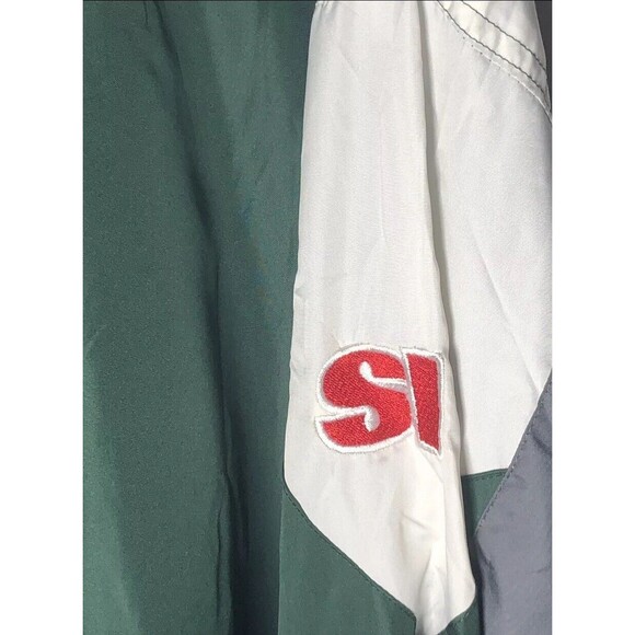 NWT Green Bay Packers SI NFL Team Apparel Mens Black 2XL Windbreaker Jacket - Picture 4 of 6